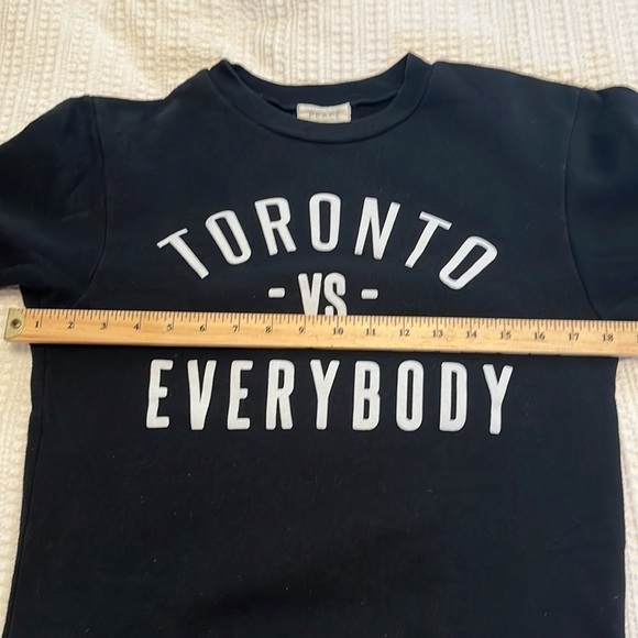 Peace Collective Toronto Vs Everybody Black Crewneck Sweatshirt Size XS - Picture 5 of 8